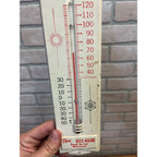 Vintage Hansen Refrigeration Service Fond du Lac WI Advertising Thermometer Sign