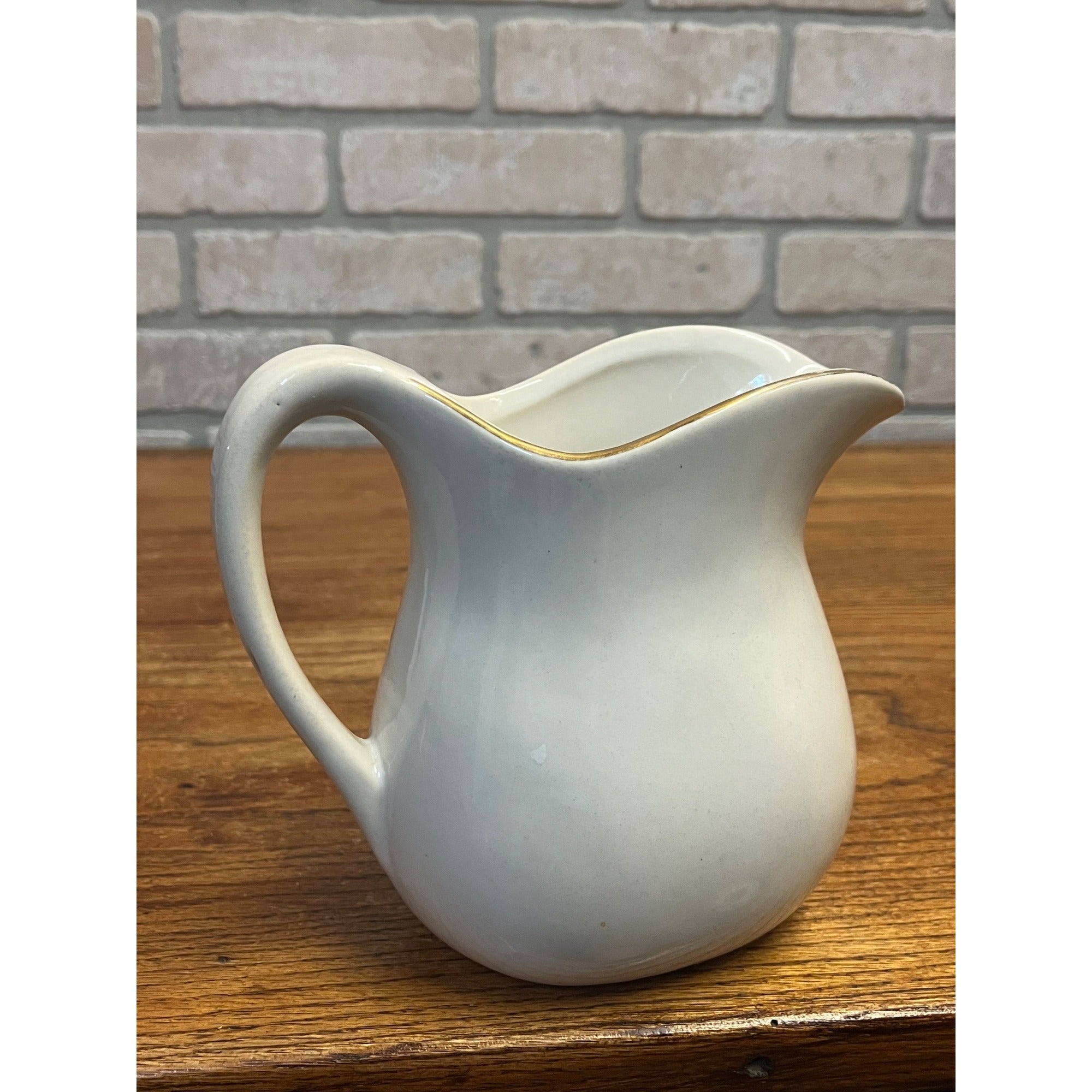 Vintage Gordon Poch Bulk Milk Pick up St. Cloud Wisconsin Advertising Pitcher