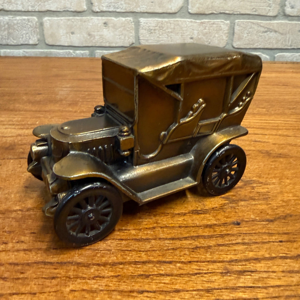 Vintage 1910 Stanley Model Brass Bank Replica By Banthrico Inc Chicago USA