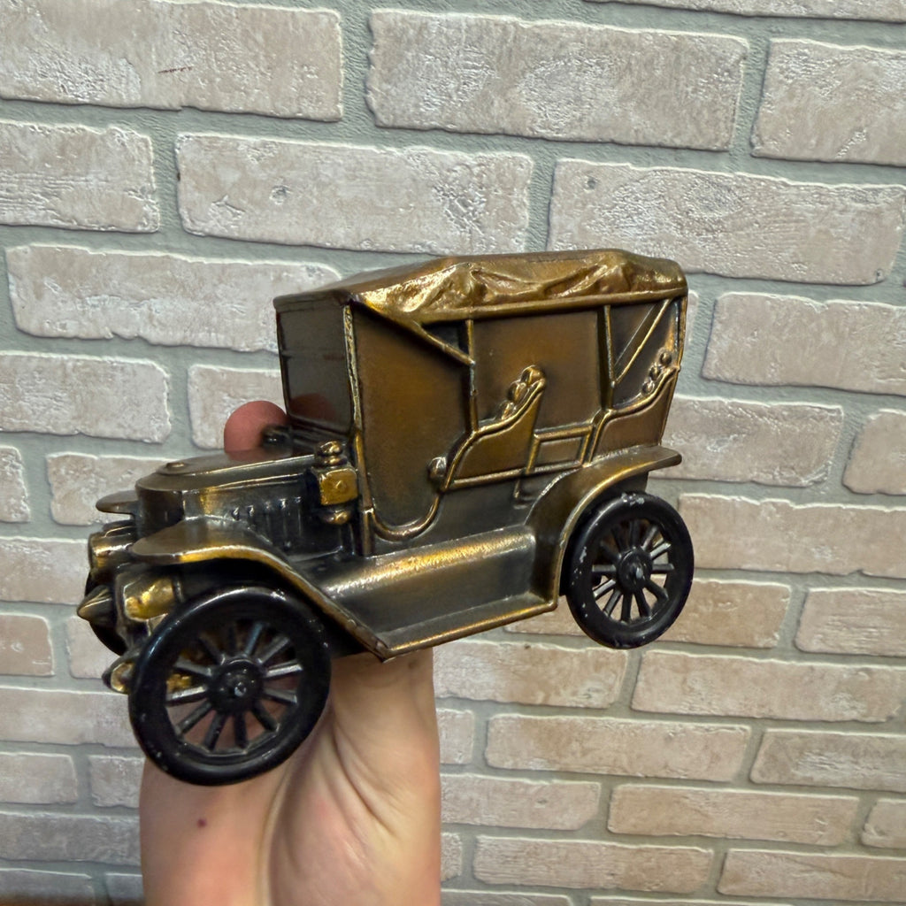 Vintage 1910 Stanley Model Brass Bank Replica By Banthrico Inc Chicago USA