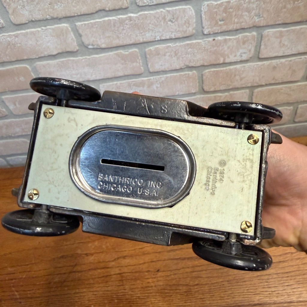 Vintage 1910 Stanley Model Brass Bank Replica By Banthrico Inc Chicago USA