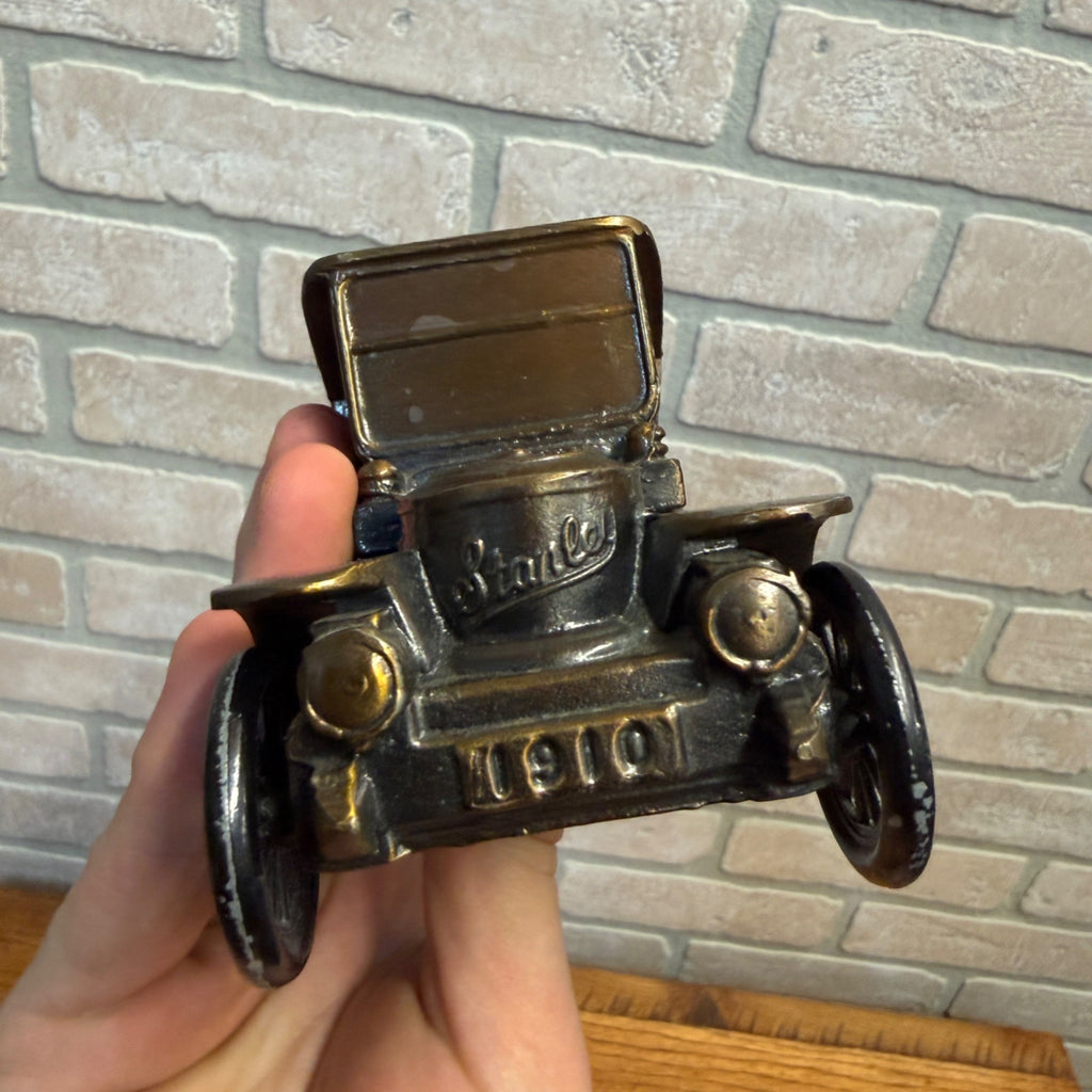 Vintage 1910 Stanley Model Brass Bank Replica By Banthrico Inc Chicago USA
