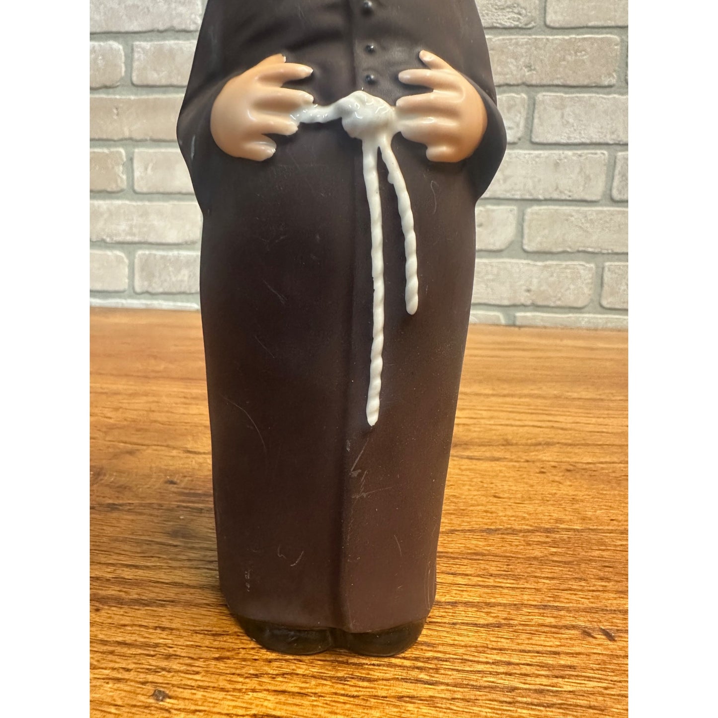 Vintage 1956 Goebel West Germany Friar Tuck Monk Decanter Bottle 10" Tall