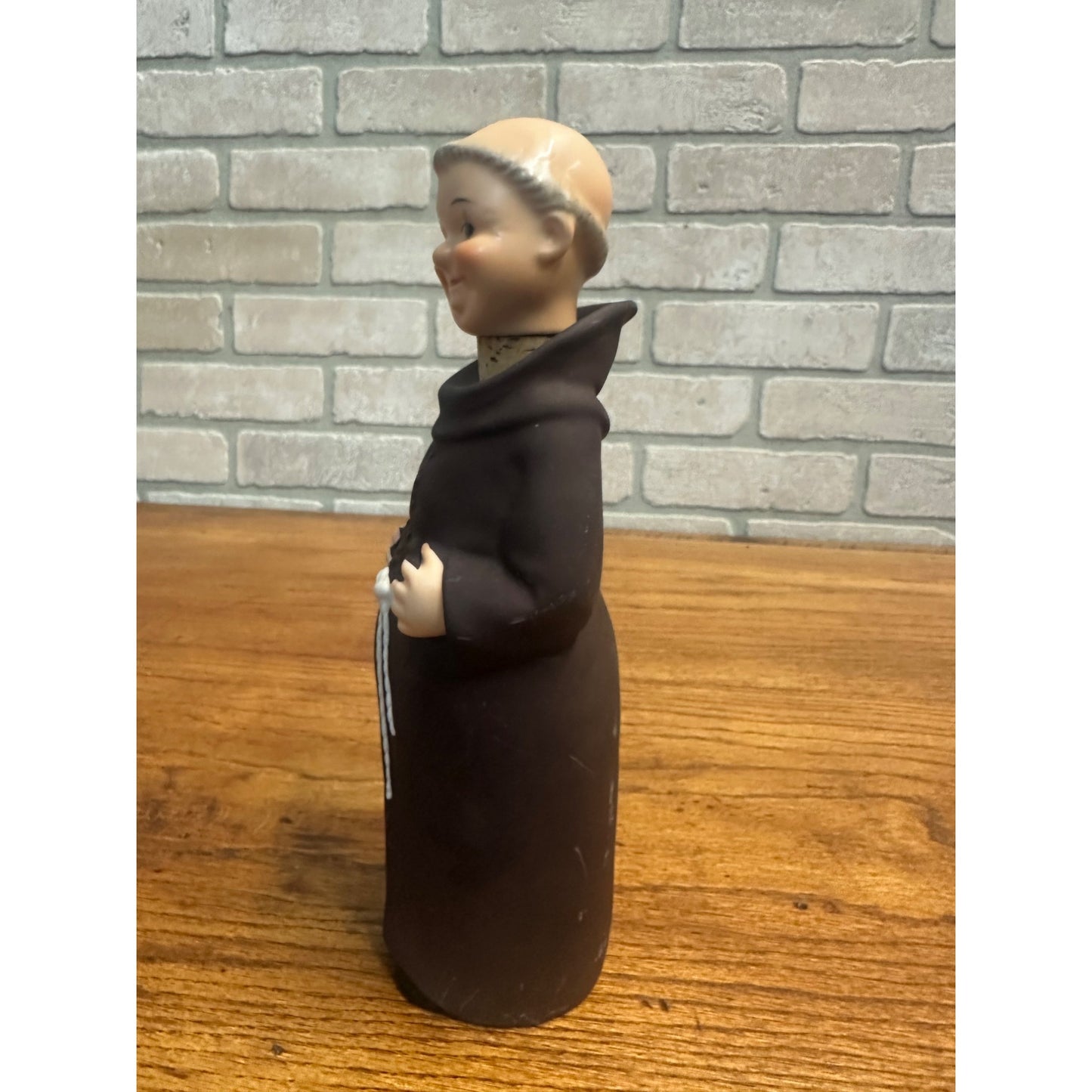 Vintage 1956 Goebel West Germany Friar Tuck Monk Decanter Bottle 10" Tall