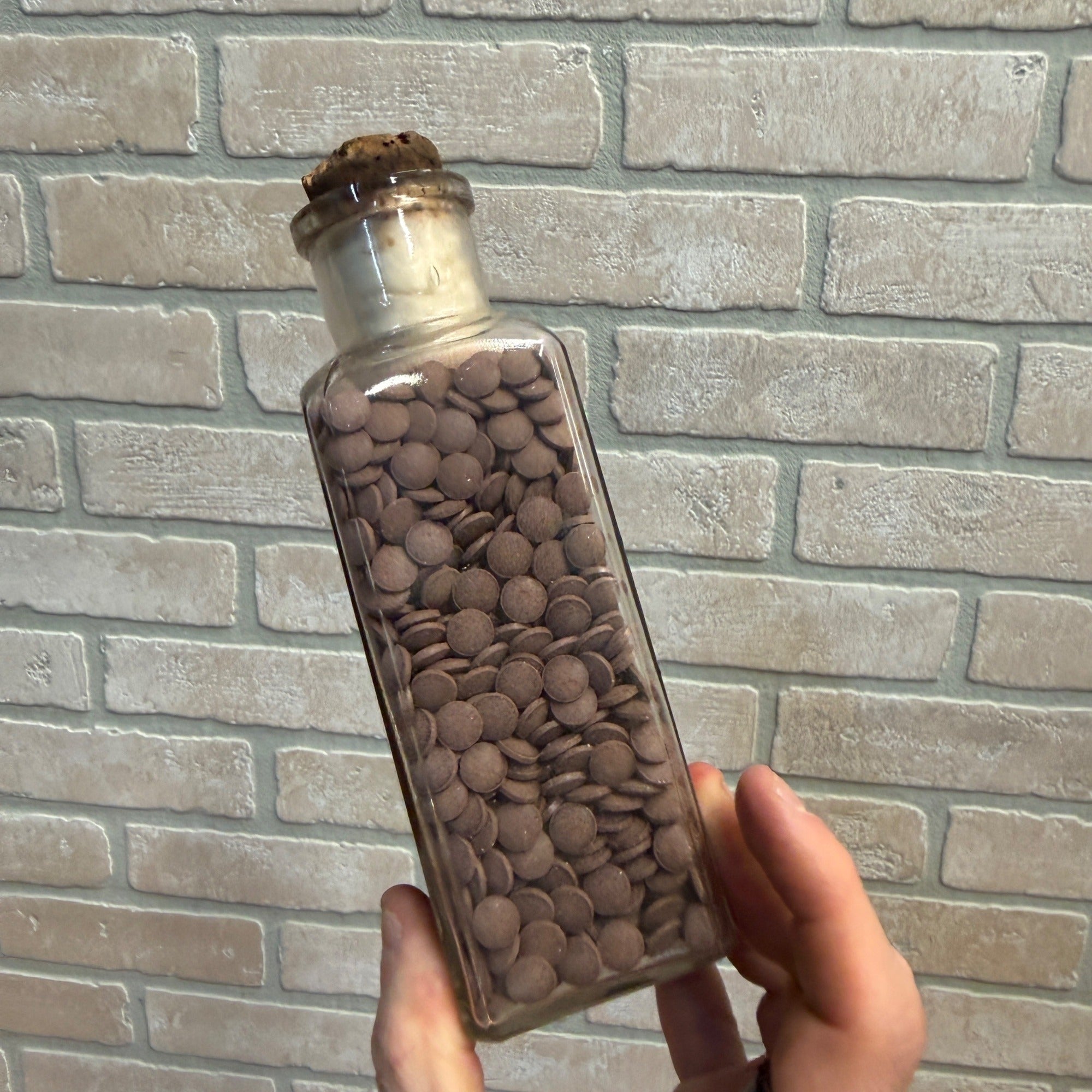 Antique G. D. Searle Chicago Glass Medicine Bottle - Visceral Drainage Tablets