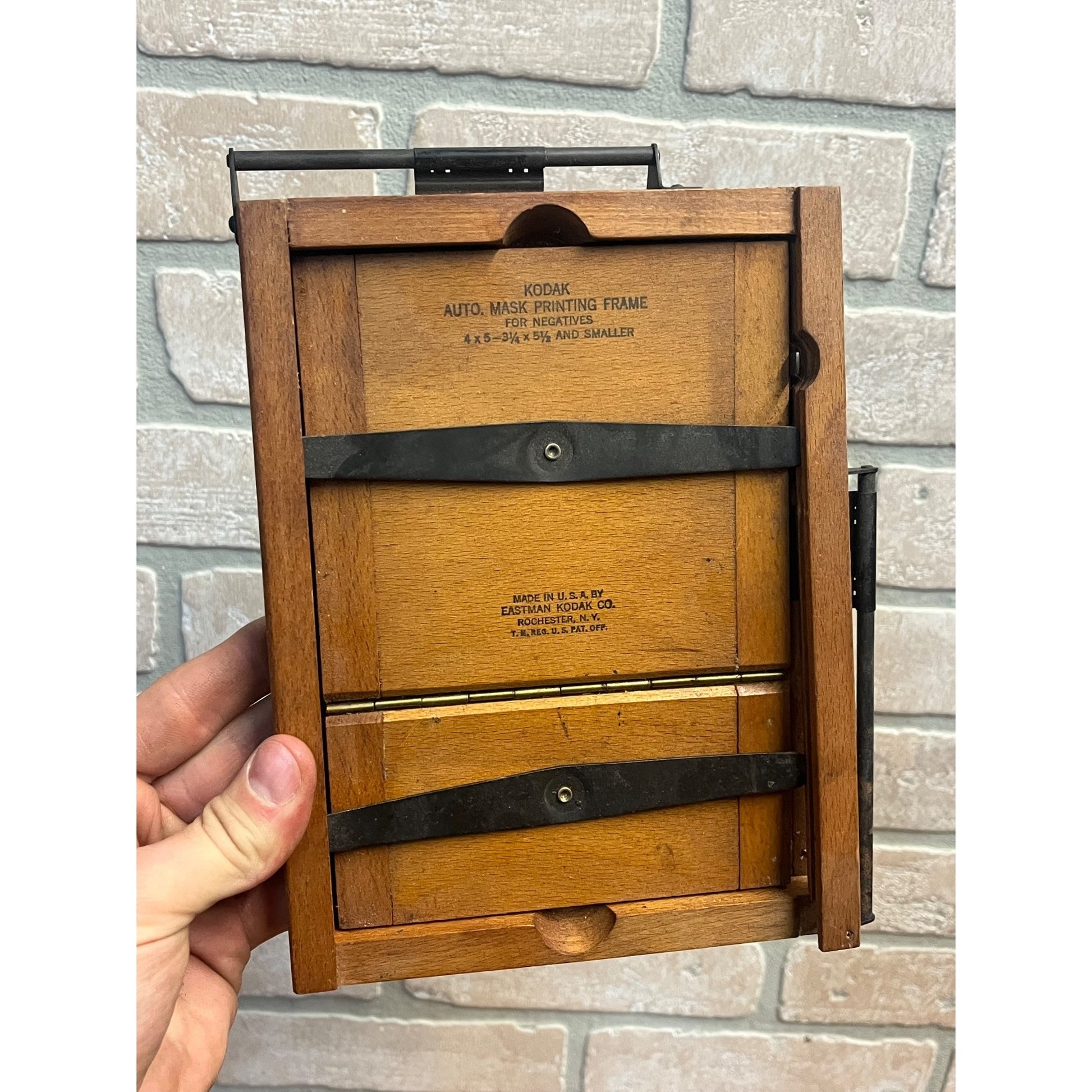 Kodak Auto Mask Printing Frame for Negatives Vintage 4 x 5 3¼ x 5½ Smaller