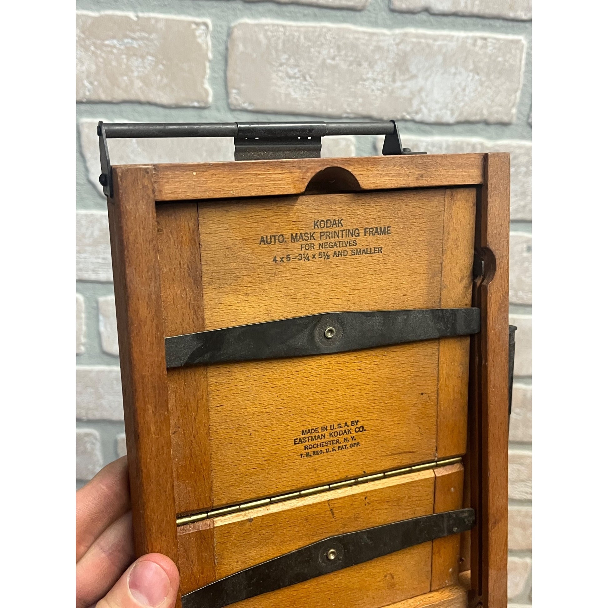 Kodak Auto Mask Printing Frame for Negatives Vintage 4 x 5 3¼ x 5½ Smaller
