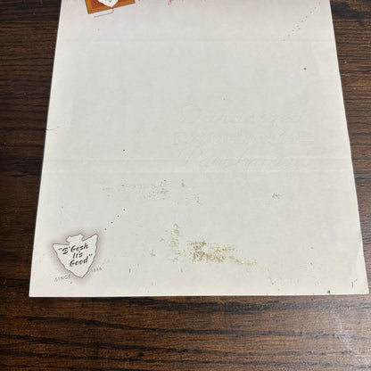 Vintage 1960s Chief Oshkosh Brewing Co. Advertising Beer Invoice Letterhead