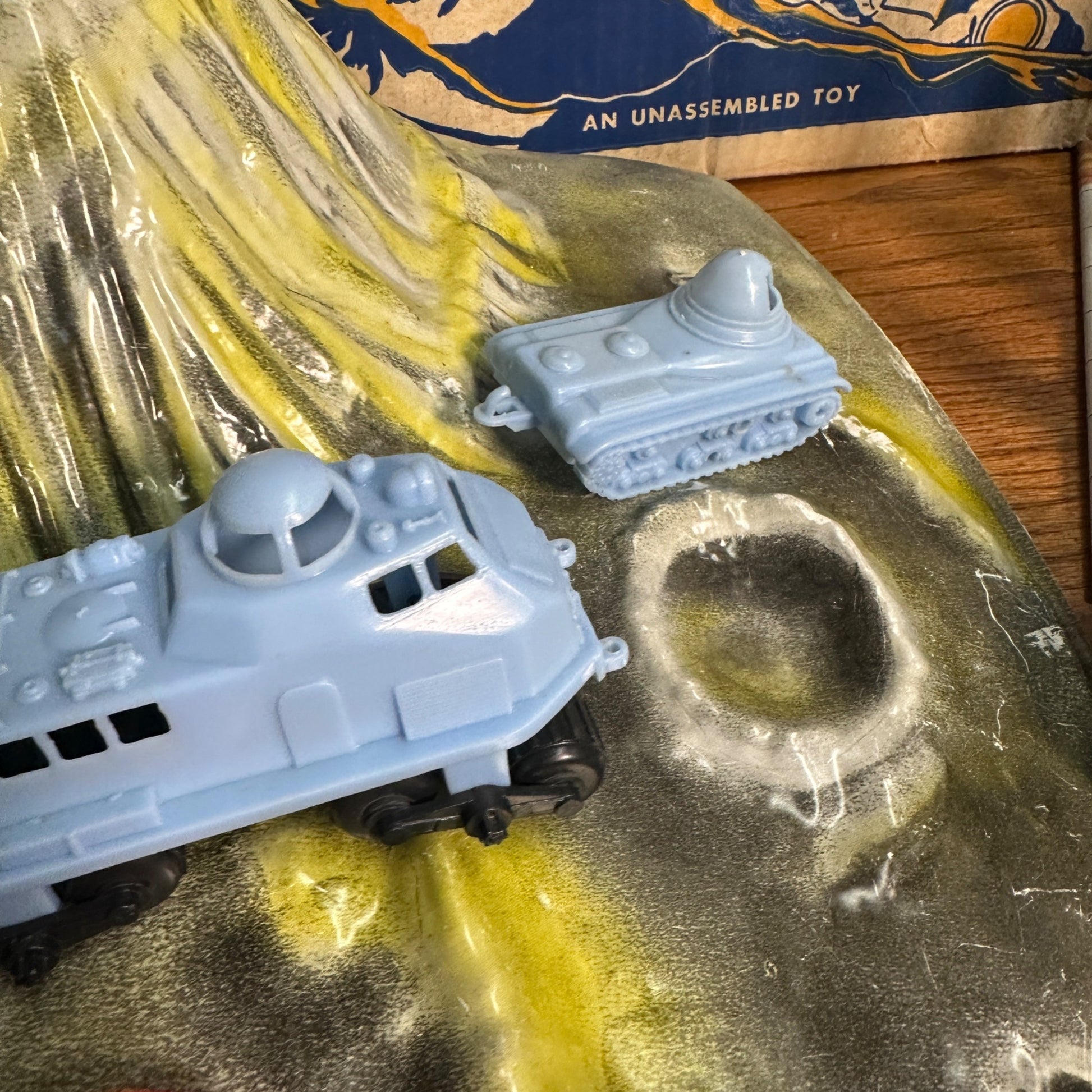 RARE 1960s Marx Moon Base Playset w/ Original Box Sci-Fi Space Toy