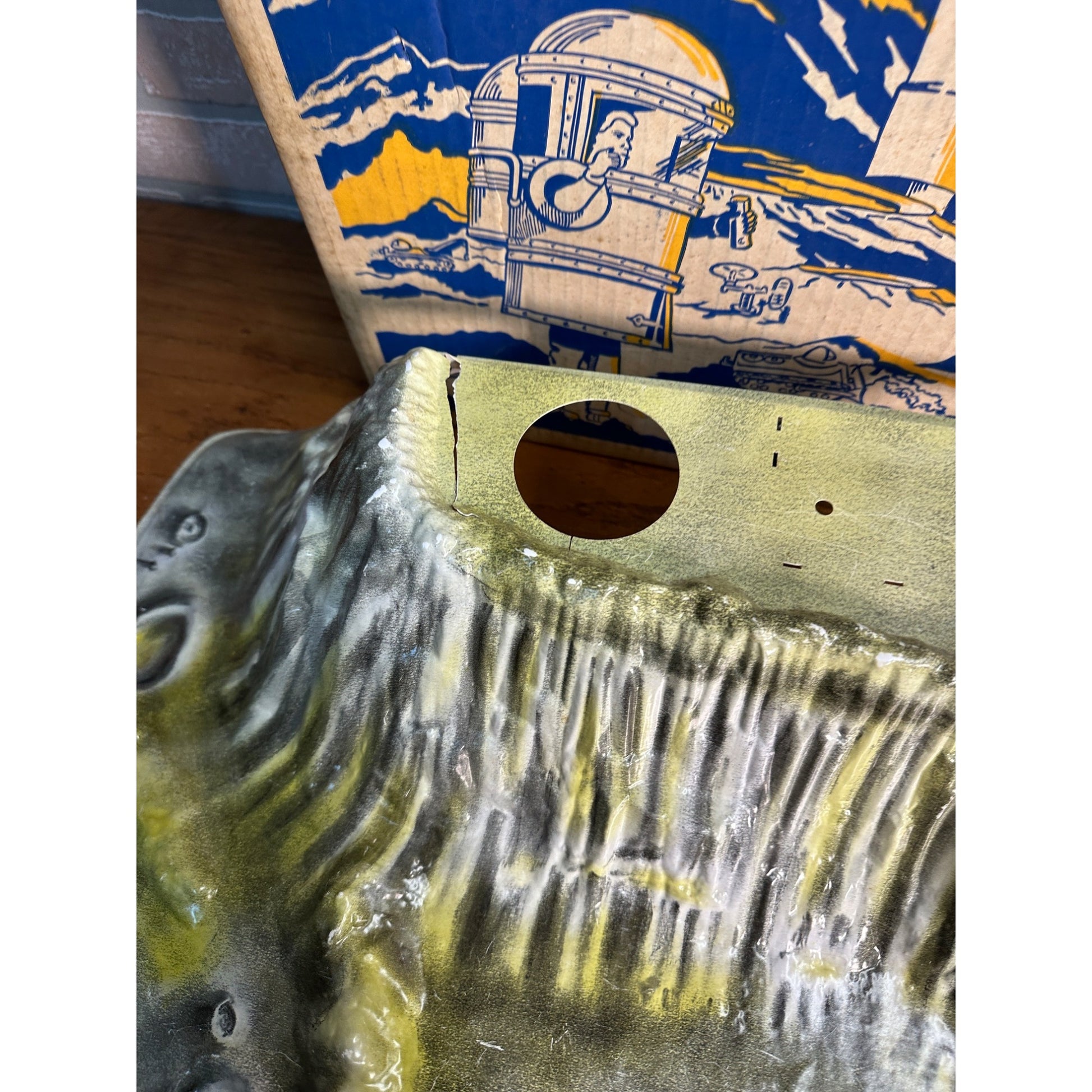 RARE 1960s Marx Moon Base Playset w/ Original Box Sci-Fi Space Toy