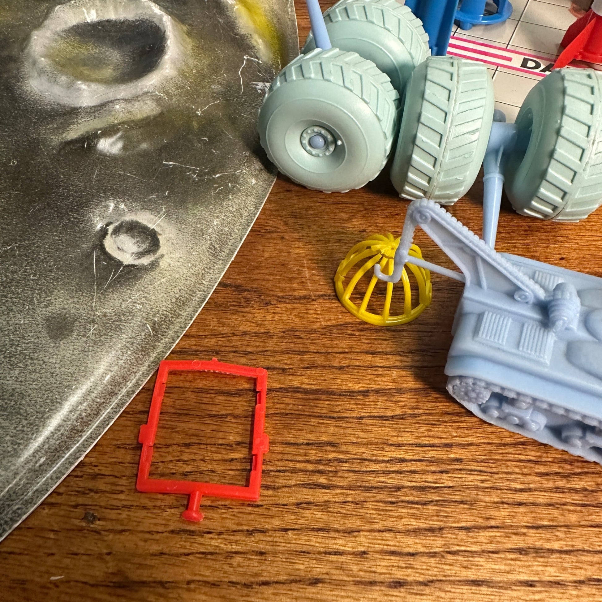 RARE 1960s Marx Moon Base Playset w/ Original Box Sci-Fi Space Toy