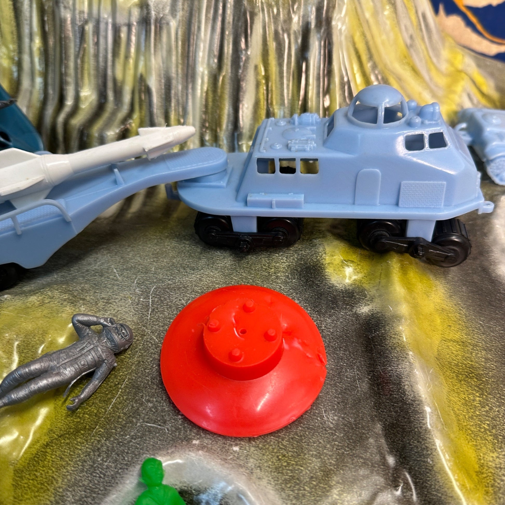 RARE 1960s Marx Moon Base Playset w/ Original Box Sci-Fi Space Toy