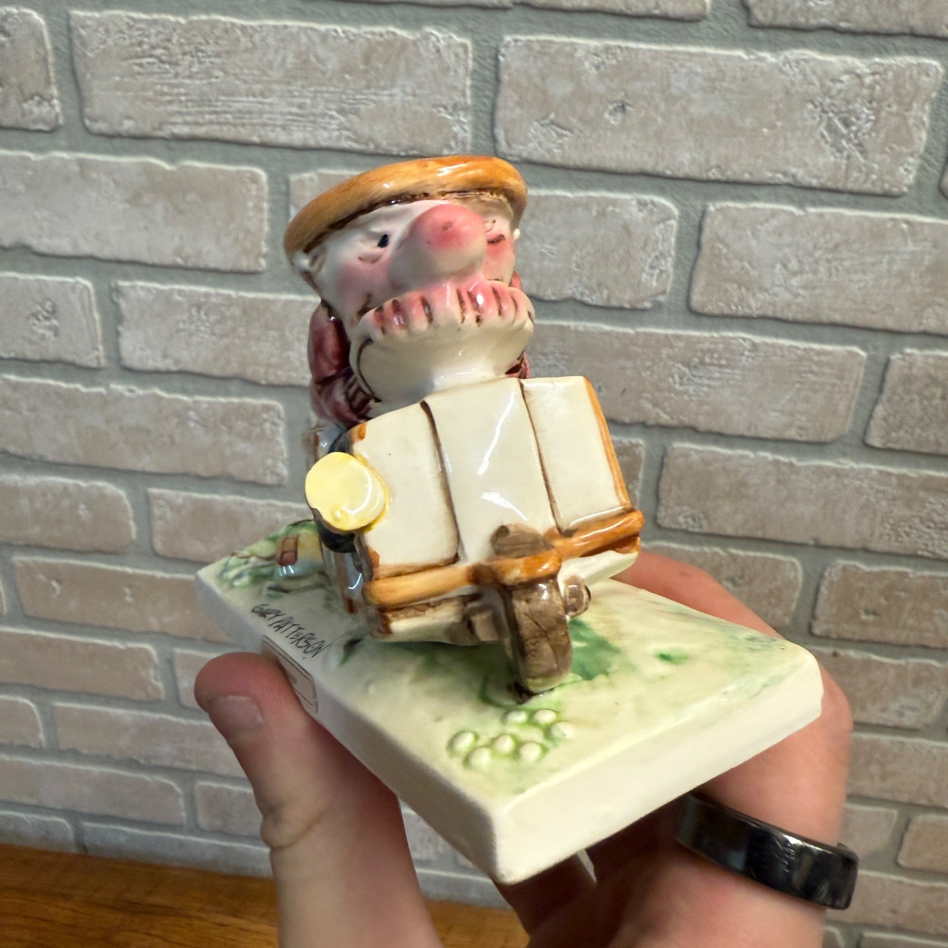 Gary Patterson Golf Figurine 1978 Dave Grossman Designs RAMPAGE Ceramic