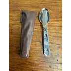 Vintage Boy Scouts of America 3pc Utensil Set Imperial w/ Sleeve