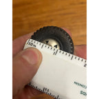 Original Louis Marx Lot (3) Tire Wheel Hard Rubber Replacement Parts 1.5"