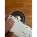 Original Louis Marx Lot (3) Tire Wheel Hard Rubber Replacement Parts 1.5"