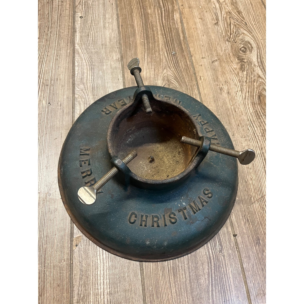 Vintage Brillion Iron Works Cast Iron Christmas Tree Stand Real Christmas Tree