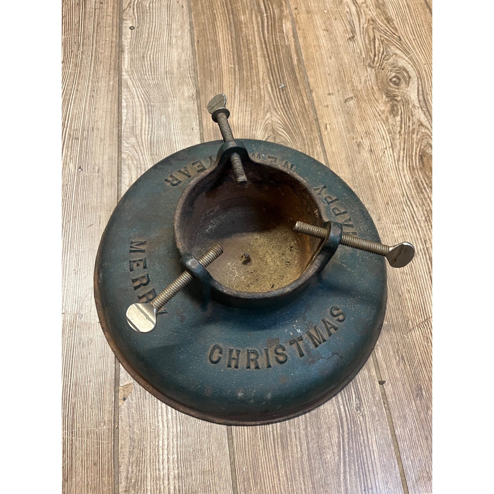 Vintage Brillion Iron Works Cast Iron Christmas Tree Stand Real Christmas Tree