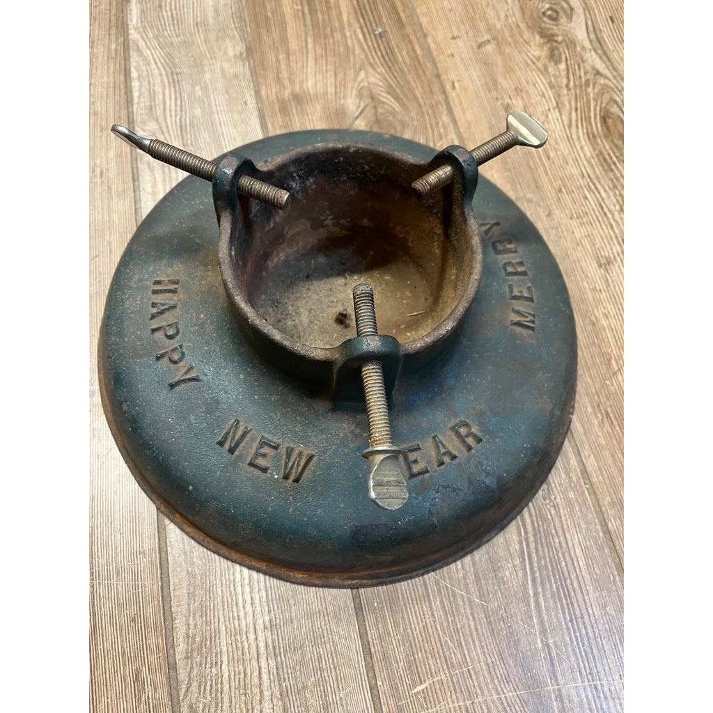 Vintage Brillion Iron Works Cast Iron Christmas Tree Stand Real Christmas Tree