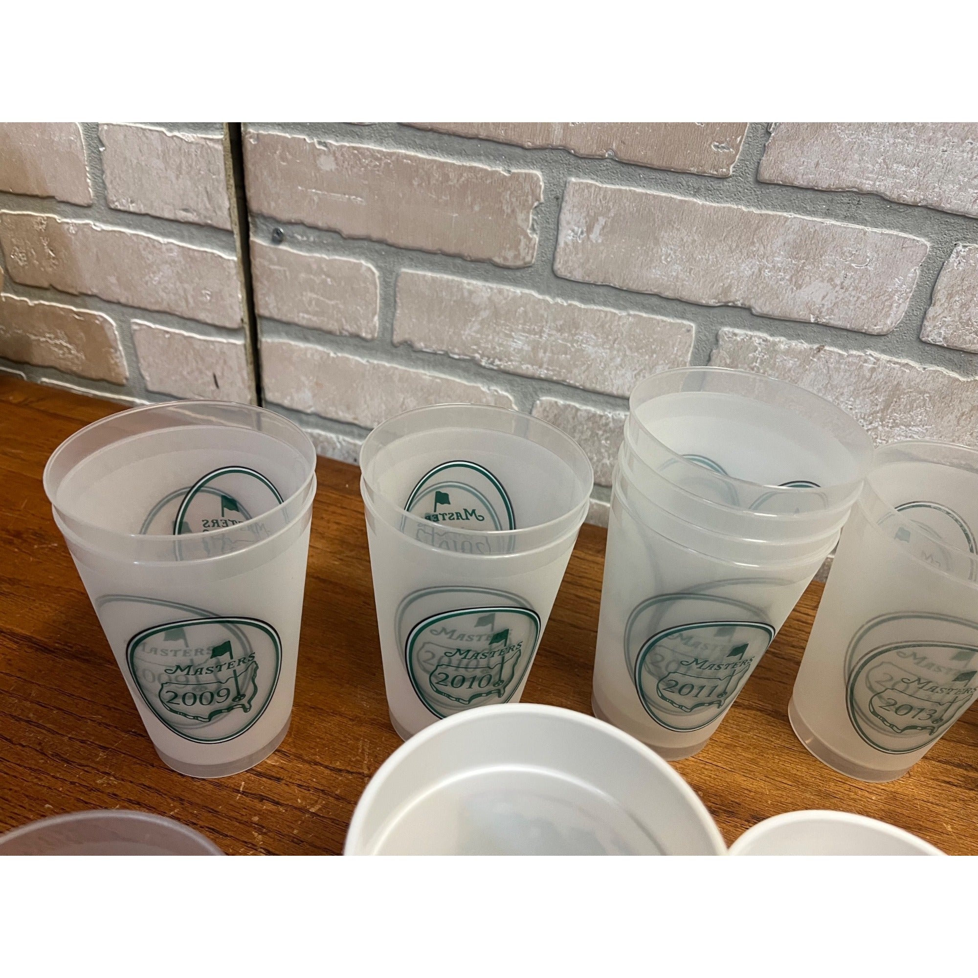 Vintage Masters Golf Tournament Plastic Drink Cups 1996 to 2009 HUGE LOT (28)