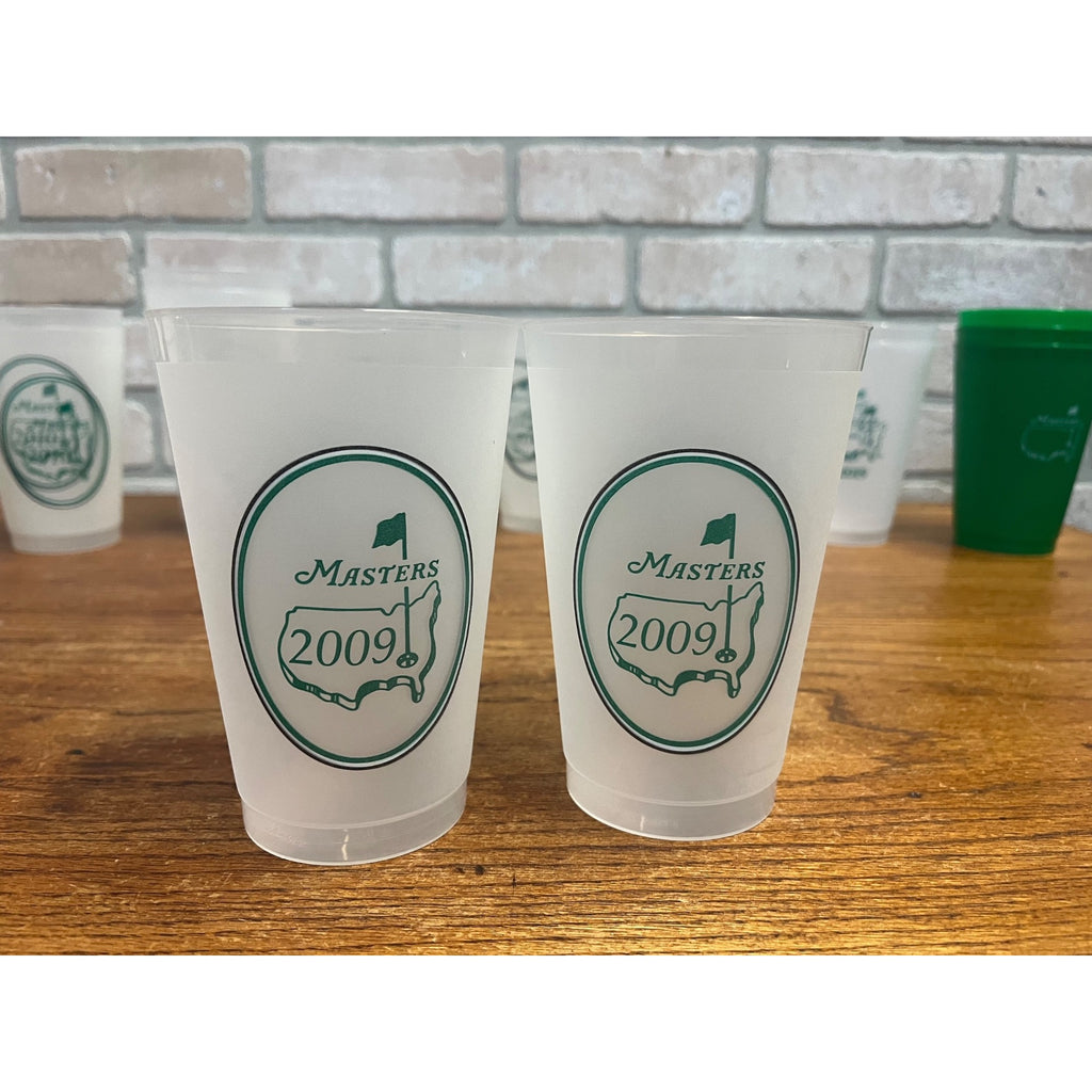 Vintage Masters Golf Tournament Plastic Drink Cups 1996 to 2009 HUGE LOT (28)