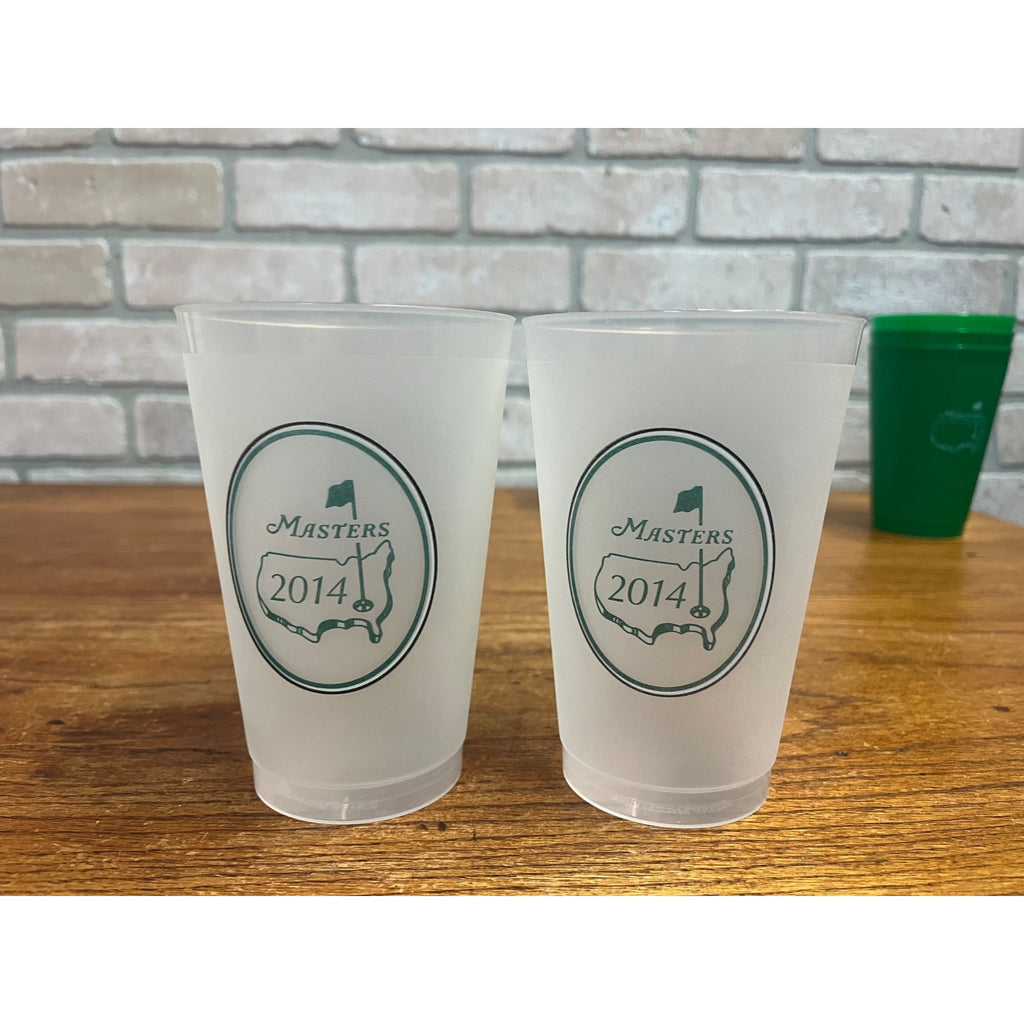 Vintage Masters Golf Tournament Plastic Drink Cups 1996 to 2009 HUGE LOT (28)