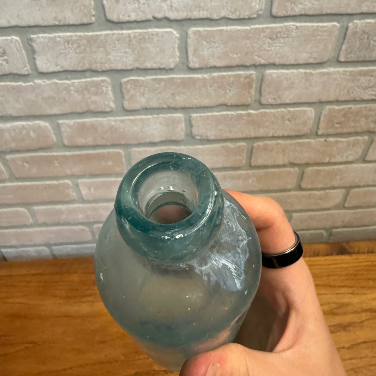 1888 Cedarburg A. Weber Hutchinson Soda Water Bottle Wisconsin Blob Hutch Early