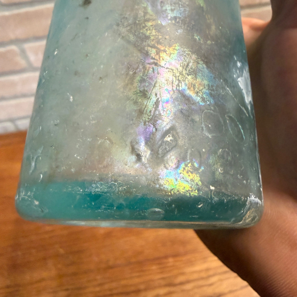 1888 Cedarburg A. Weber Hutchinson Soda Water Bottle Wisconsin Blob Hutch Early