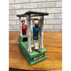 Vintage Hubley Acrobat Cast Iron Mechanical Bank - Works - Patent 1882