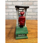 Vintage Hubley Acrobat Cast Iron Mechanical Bank - Works - Patent 1882