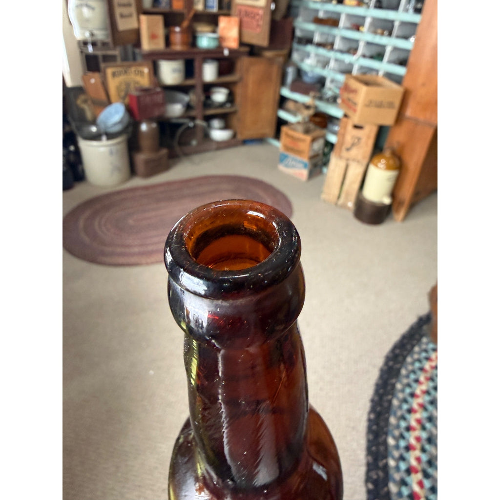 Vintage The Oconto Brewing Co. Oconto WIS Wisconsin Embossed Beer Bottle 12oz