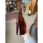 Vintage The Oconto Brewing Co. Oconto WIS Wisconsin Embossed Beer Bottle 12oz