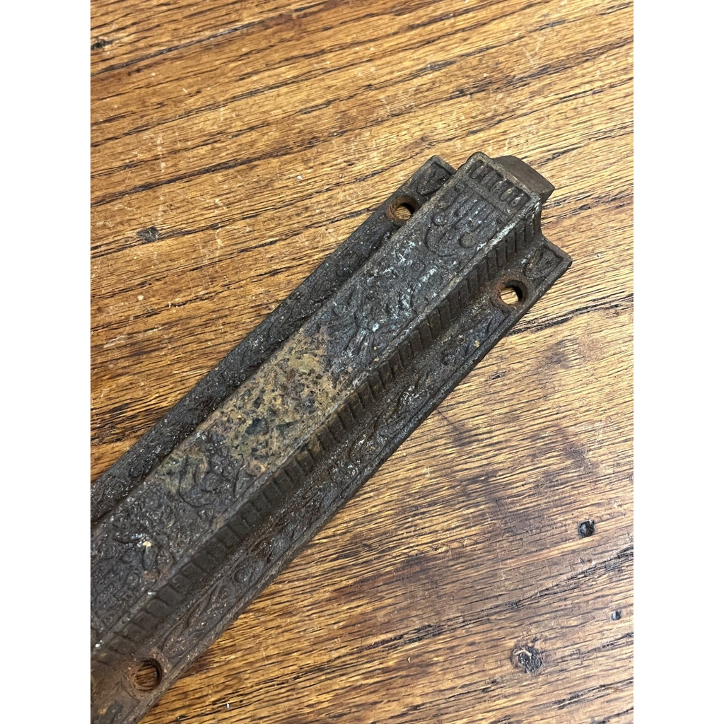 Antique Victorian Eastlake Spring Loaded Latch Rusty - Works