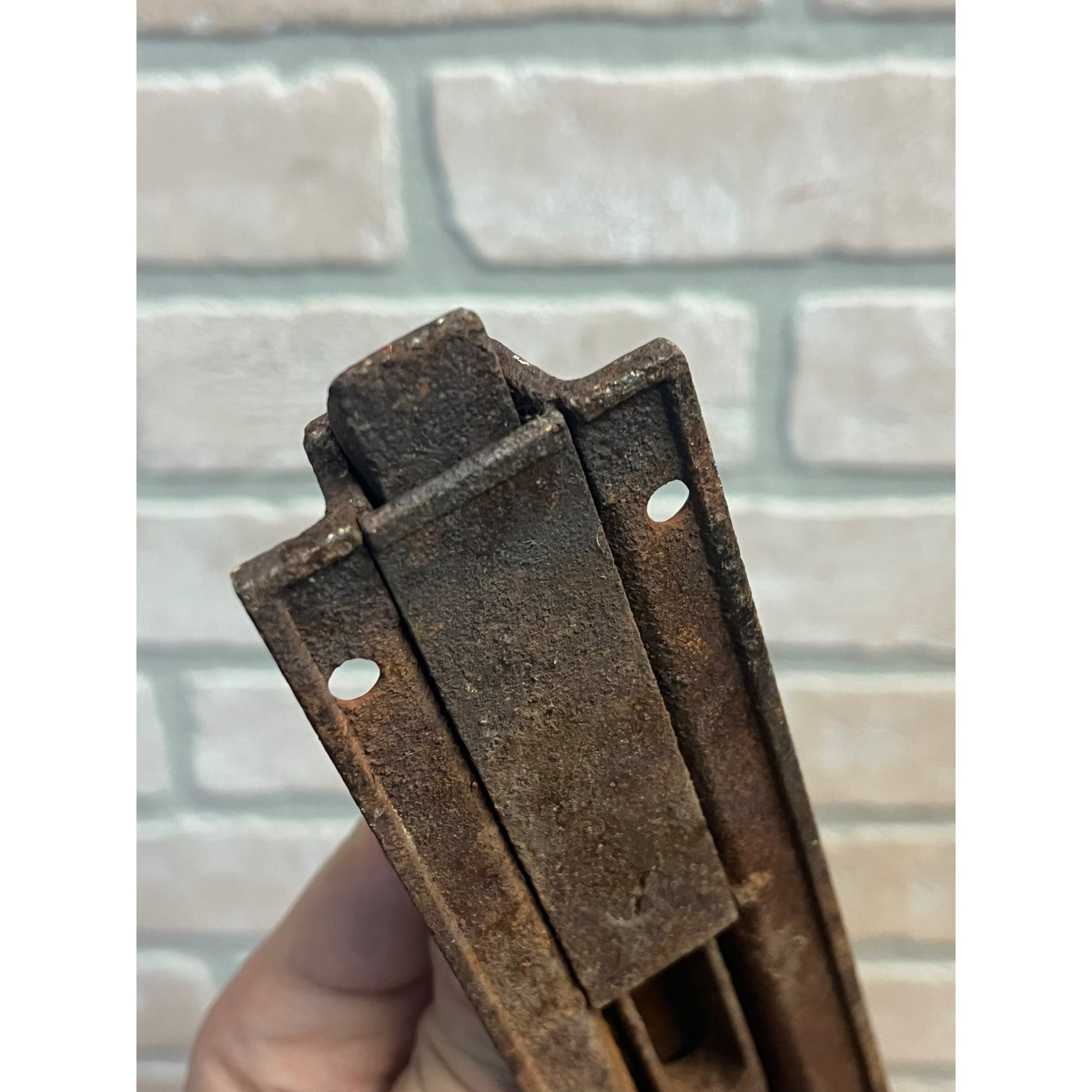 Antique Victorian Eastlake Spring Loaded Latch Rusty - Works