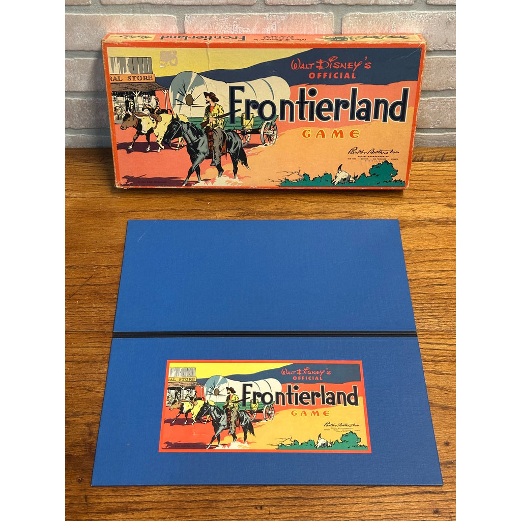 Vintage 1955 Walt Disney's Frontierland Board Game - Parker Bros