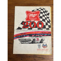 1974 Miller High Life 200 Stock Car Race Souvenir Program Milwaukee Wisconsin