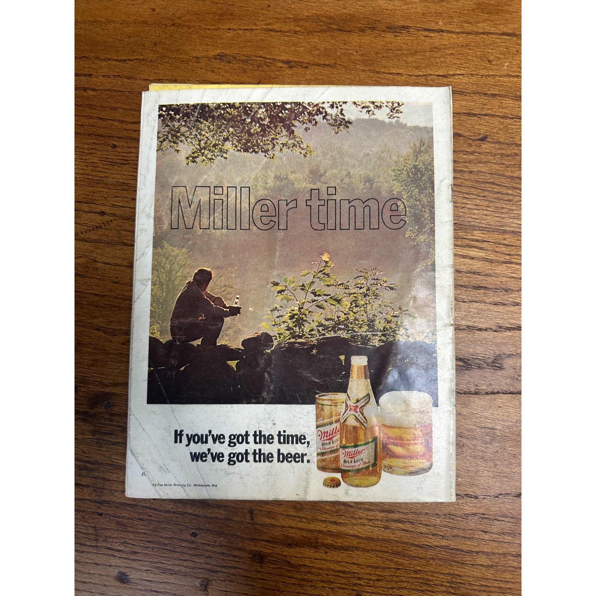 1974 Miller High Life 200 Stock Car Race Souvenir Program Milwaukee Wisconsin