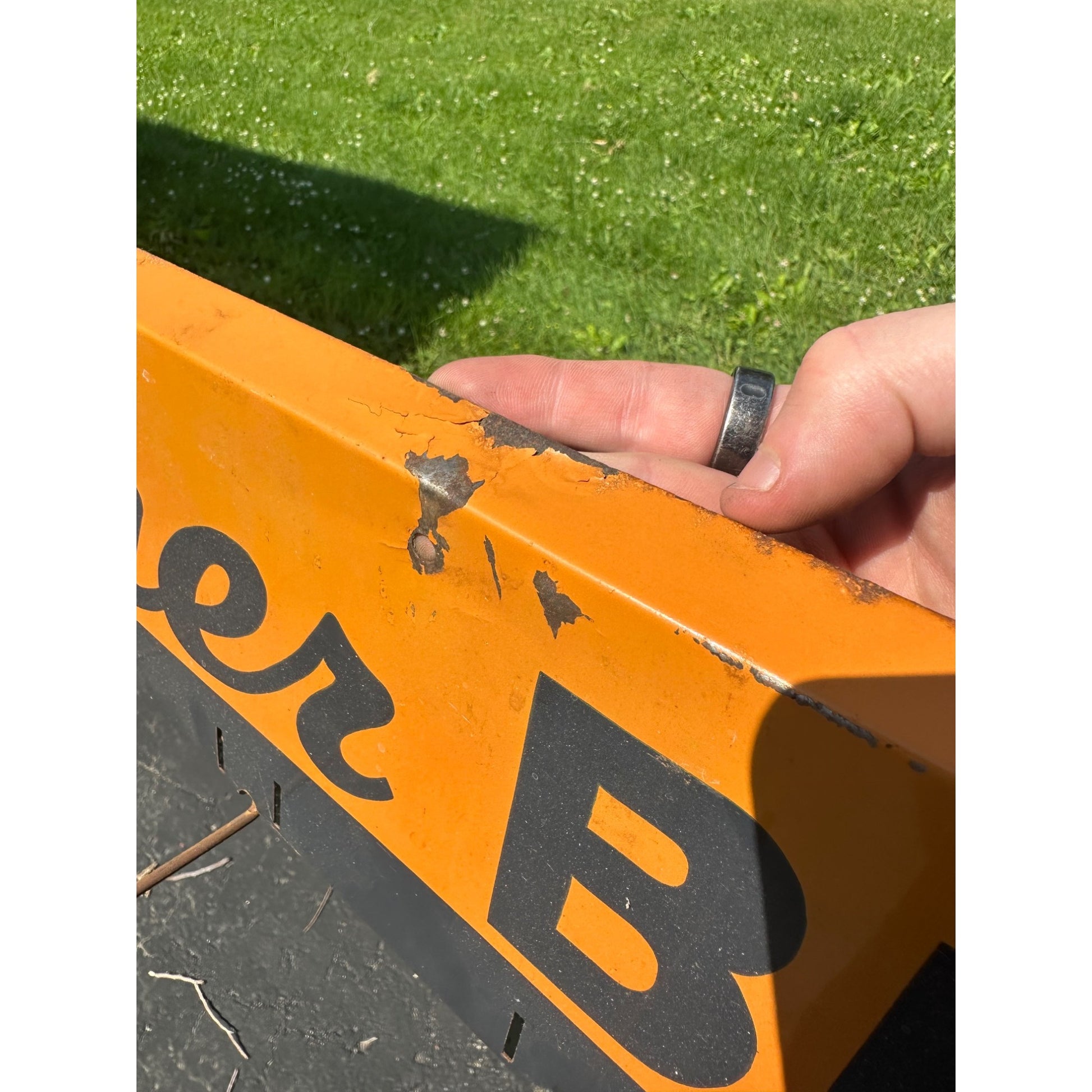 Vintage 1940's GILMER FAN BELTS Gas Station Automotive Display Rack Sign w/Hooks