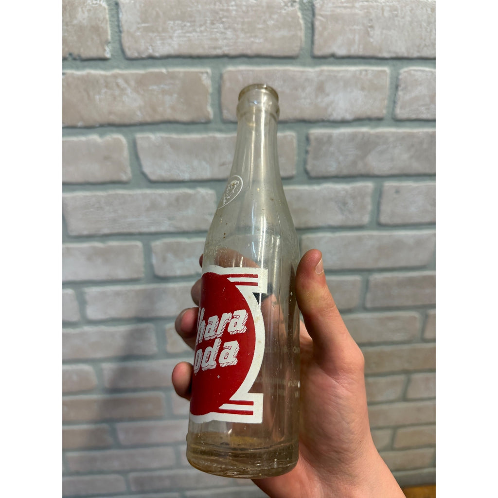 Vintage 1940s ACL Bottle Shara Soda, Soda Bottle, Wautoma, Wisconsin