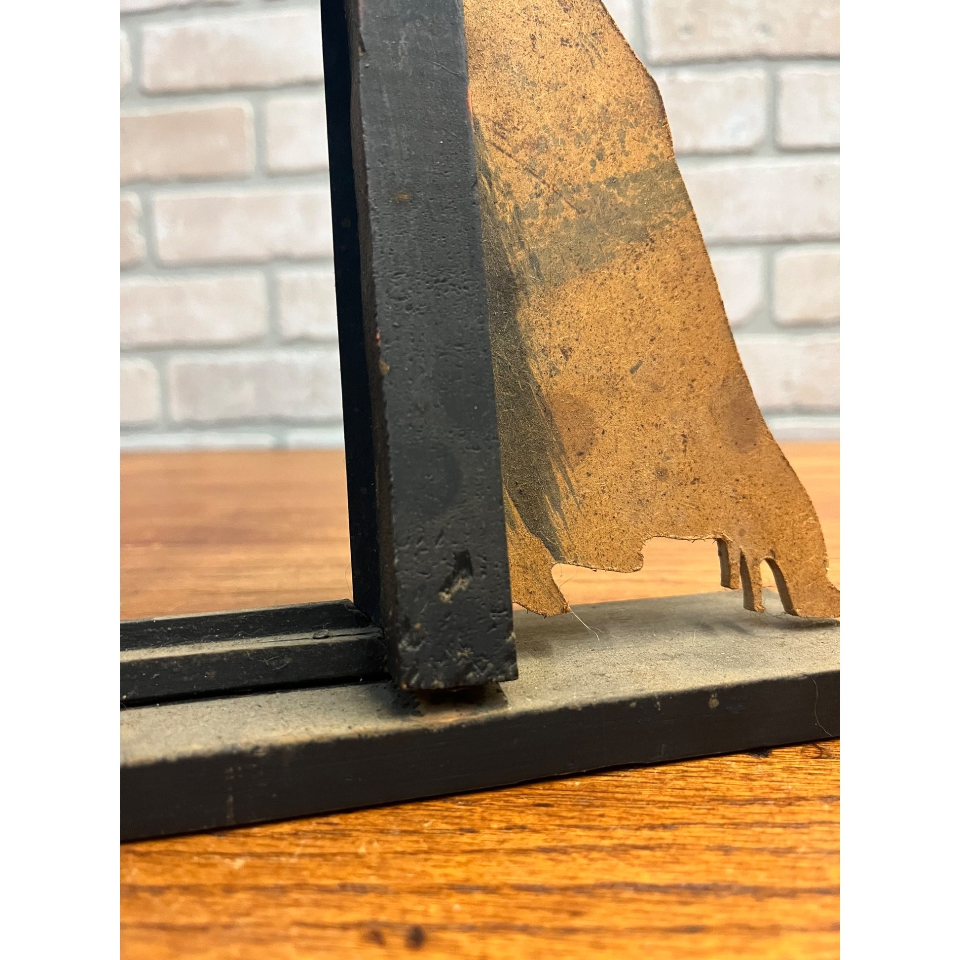 RARE Vintage 1930s Art Deco Sexy Pinup Girl Wooden Diecut Photo Picture Frame