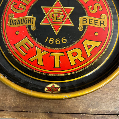 VINTAGE GEO. EHRET'S EXTRA BREWERY NEW YORK BEER TRAY 13" PRE PRO?