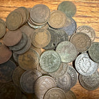 Indian Head Wheat Penny Pennies Coins  Circulated 1880s-1900s Coin