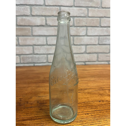 Vintage Edelweiss Schoenhofen Brewery Chicago Glass 13oz Beer Bottle Embossed