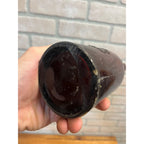 Antique A Engel & Son Fond du Lac Wis Amber Blob Top Beer Bottle Wisconsin