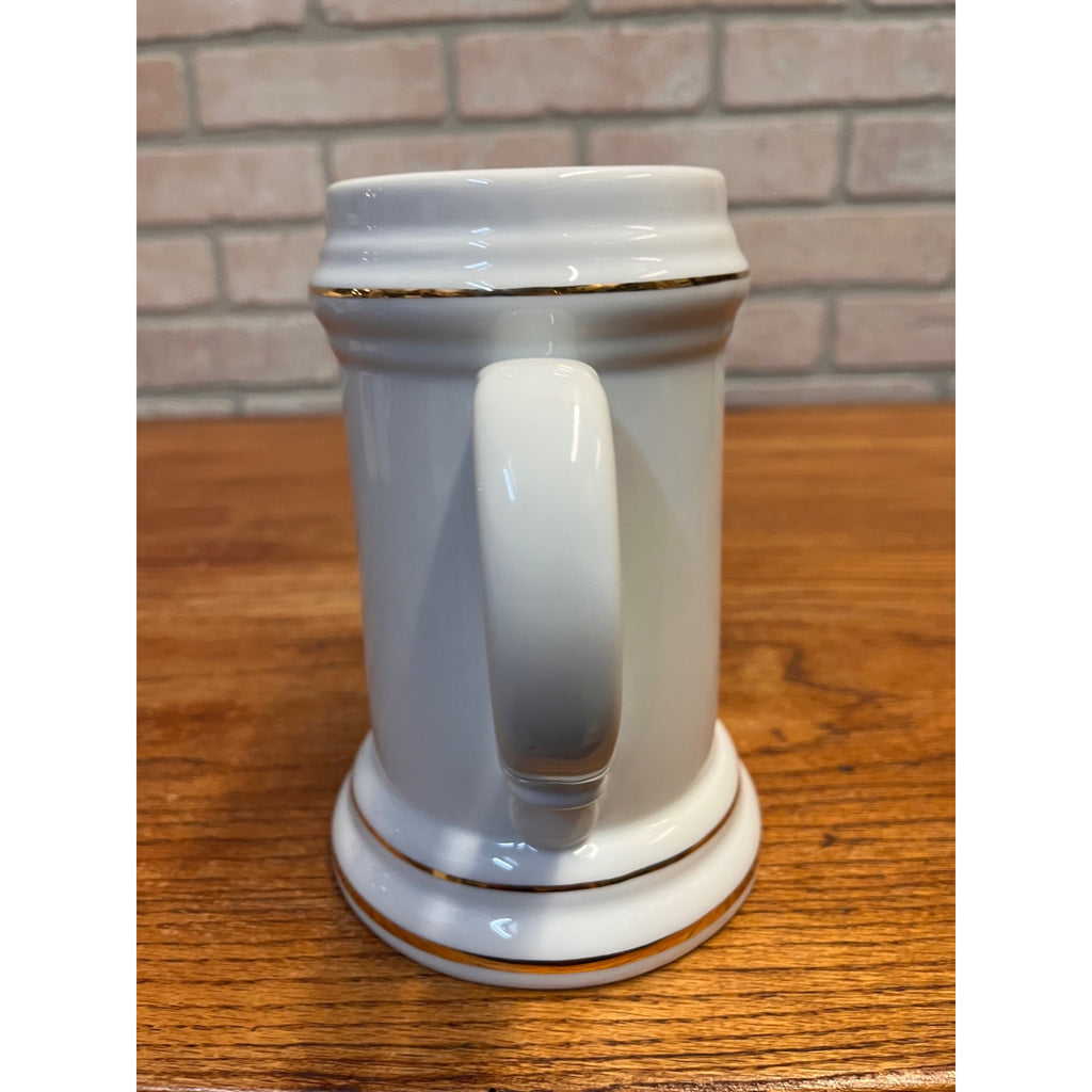 Vintage Leinenkugel's Ceramic Stein Oktoberfest Lager 2003 Indian Maiden Logo Chippewa Falls, WI Domex Breweriana Germany