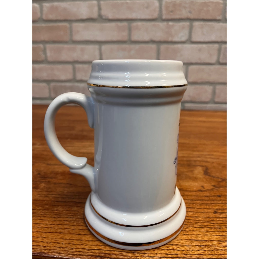 Vintage Leinenkugel's Ceramic Stein Oktoberfest Lager 2003 Indian Maiden Logo Chippewa Falls, WI Domex Breweriana Germany