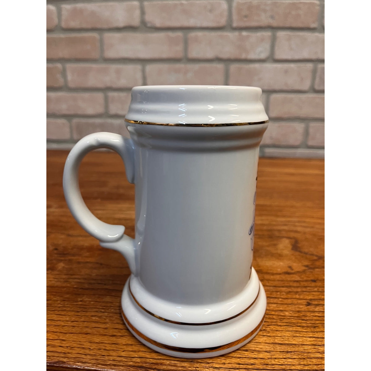 Vintage Leinenkugel's Ceramic Stein Oktoberfest Lager 2003 Indian Maiden Logo Chippewa Falls, WI Domex Breweriana Germany