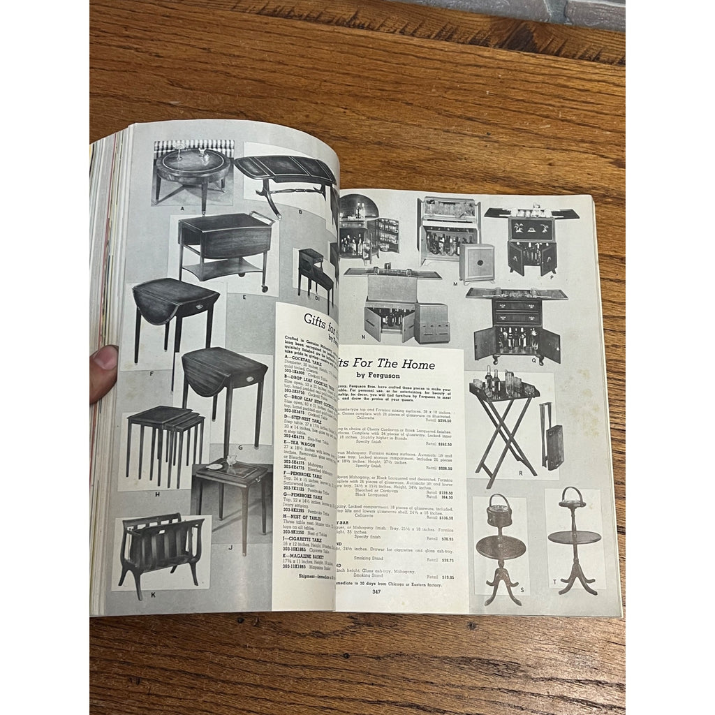 1952 AW Bohnsack Christmas Catalog Wish Book Vintage Toys Tonka Bikes Furniture