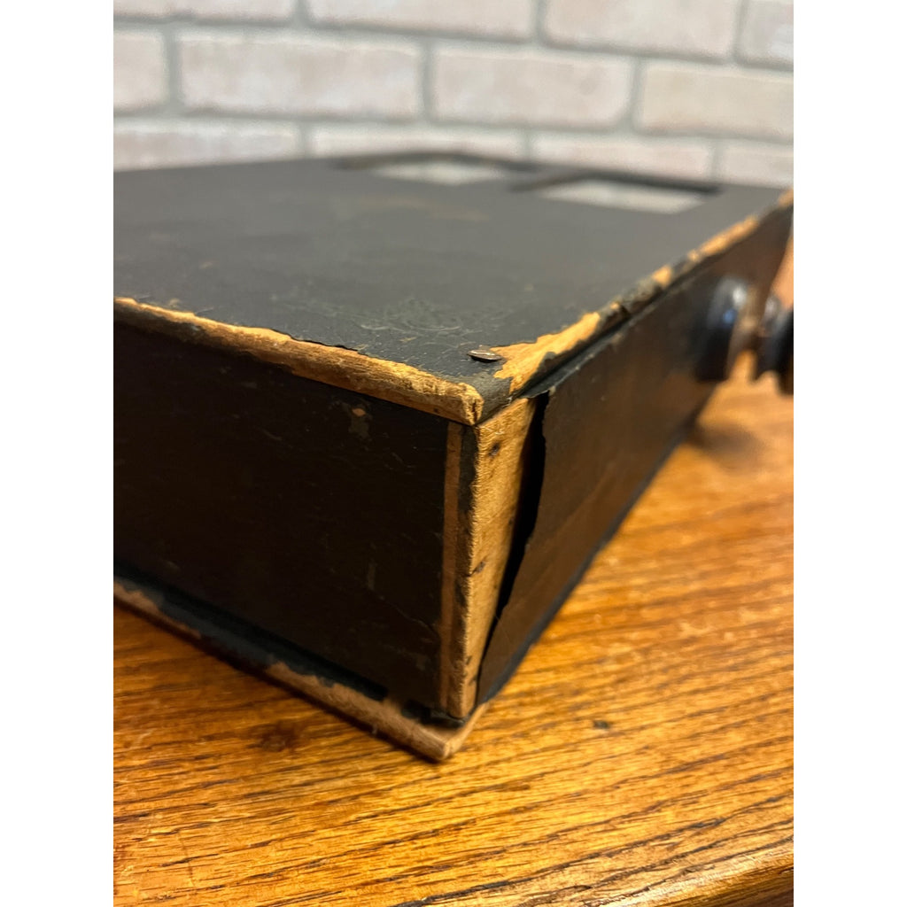 SCARCE Antique Victorian Mechanical Flip-Style Photo Album Viewer Revolving 1800