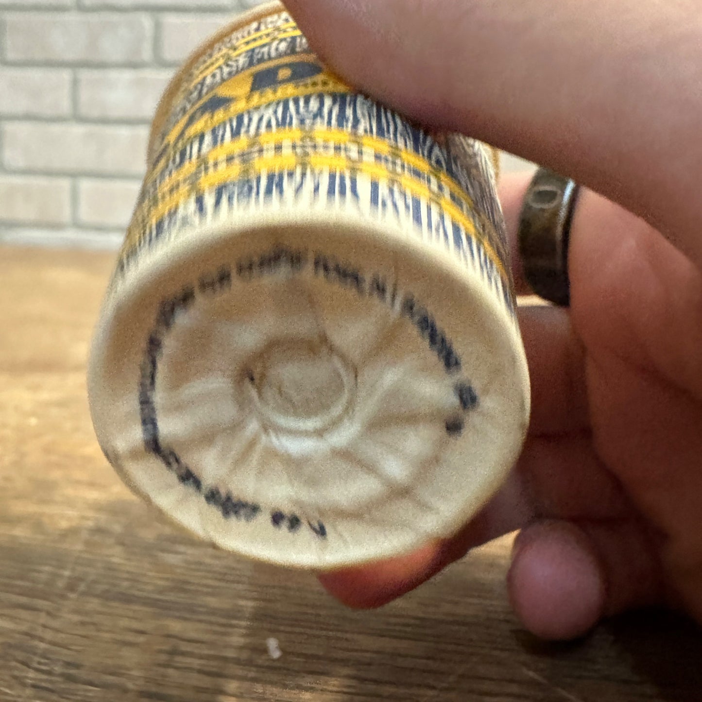 Vintage 4oz Dads Root Beer Soda Paper Wax Cup Barrel Advertising